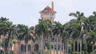 A file photo of President Trump's Mar-a-Lago resort in Florida