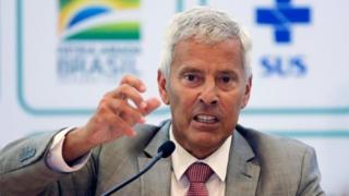 Secretário-executivo do Ministério da Saúde, João Gabbardo, em coletiva de imprensa