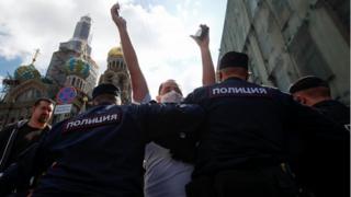 Акция в Петербурге