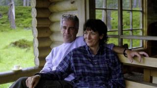 Jeffrey Epstein and Ghislaine Maxwell relax in a log cabin on the Queen's Balmoral estate