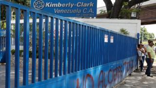 Planta de Kimberly-Clark en Venezuela.