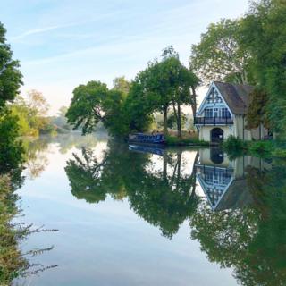 Autumn on the river Thames