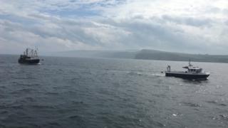 Towed vessel