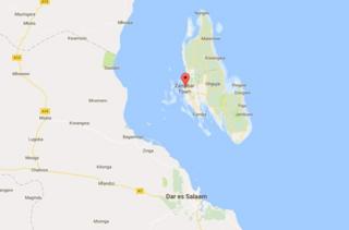 Ikarata yerekana akarere ka Zanzibar
