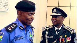 New Police Acting Inspector General Abubakar Adamu dey resume work as e take over from former IGP Ibrahim Idris