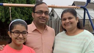 Piyush Madhani and family