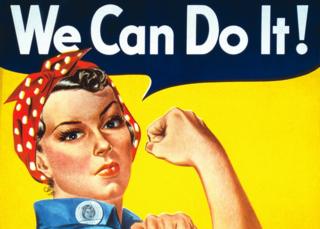 Cartel de "We can do it".