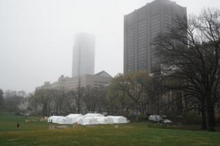 Medics will treat Covid-19 patients in Central Park, New York City