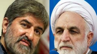 غلامحسین محسنی اژه ای و علی مطهری