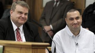 John Thomas and Christopher Tapp in court