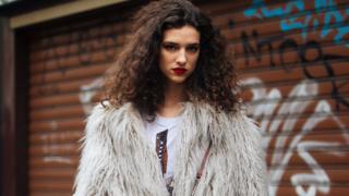 A Stella McCartney faux fur coat