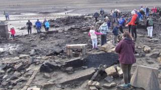 ladybower reservoir village vandalised flooded whittaker clare source