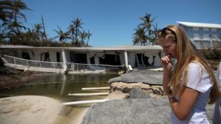 Una casa destrozada en Islamorada tras el paso del huracán Irma