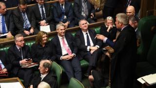 John Bercow addressing MPs in the House of Commons