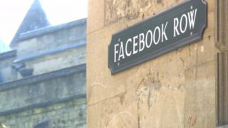 Facebook Row sign