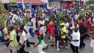 Imbonerakure zikunze kuja ku murongo wa mbere mu myiyerekano ishigikira ubutegetsi