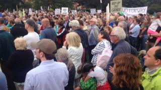 Protestors