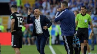 Kocha wa Argentina Jorge Sampaoli