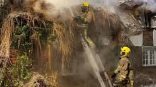 Affpuddle fire