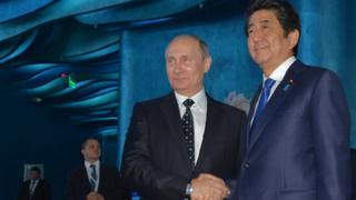 Путин и Абэ