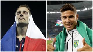 Renaud Lavillenie e Thiago Braz