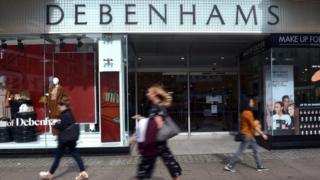 Debenhams store front