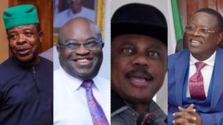 Emeka Ihedioha, Okezie Ikpeazu, Willie Obiano na Dave Umahi