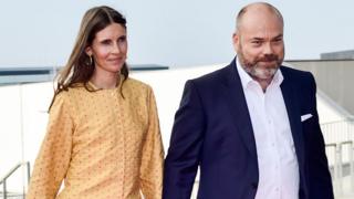 Anders Holch Povlsen y su mujer