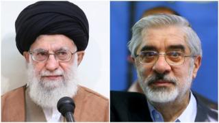 میرحسین موسوی و آیتالله علی خامنهای
