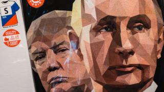 майка с Трампом и Путиным