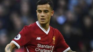 Philippe Coutinho in action for Liverpool