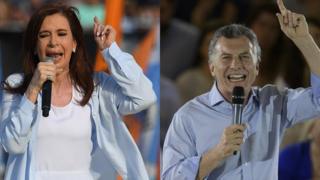 Cristina Kirchner y Mauricio Macri
