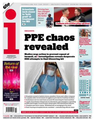 i newspaper front page
