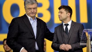 Порошенко і Зеленський