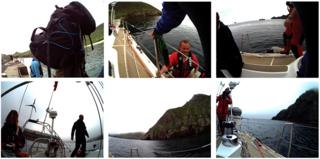 Digital images taken by Claire with a sensory operated camera, St Kilda, 2013 - by artist Shona Illingworth