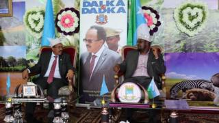 Madaxweyne Farmajo iyo madaxweynaha Jubaland