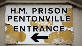 HMP Pentonville sign