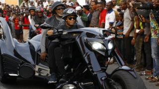Calabar Carnival biker's parade