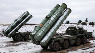 Российские С-400 на украинском полуострове Крым. Фото: ноябрь 2018