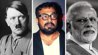 पंतप्रधान नरेंद्र मोदी, हिटलर, अनुराग कश्यप