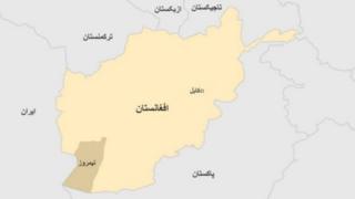 نقشه نیمروز در افغانستان