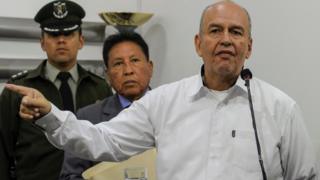 Arturo Murillo, ministro interino de Gobierno de Bolivia,