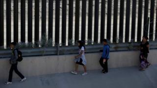 Migrants in El Paso, Texas