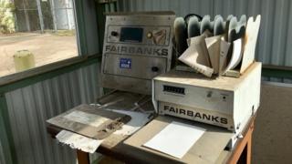 Abandoned equipment
