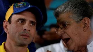 Henrique Capriles y Henry Ramos Allup