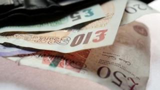 Money in wallet