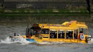 Veículo da Duck Tours