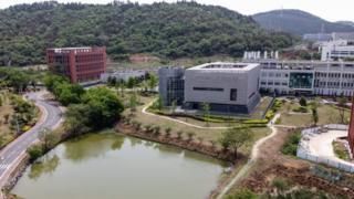 The P4 laboratory (centre) in Wuhan is among a handful of around the world cleared to handle Class 4 pathogens (P4) - dangerous viruses that pose a high risk of person-to-person transmission