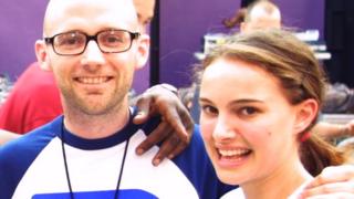 Moby y Natalie Portman en 2001