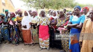 Wasu daga cikin iyayen 'yan matan Chibok